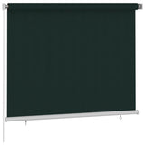Outdoor Roller Blind 180x140 cm Dark Green HDPE 312815