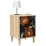 Bedside Cabinet LOCHEM 2 pcs Sonoma Oak 36 x 33 x 50 cm 8007192
