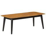 Coffee Table 110x50x40 cm Solid Wood Mango and Iron 356976