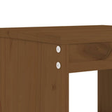 13 Piece Garden Dining Set Honey Brown Solid Wood Pine 3157724