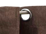 Linen-Look Blackout Curtains with Grommets 2pcs Taupe 140x225cm 321201