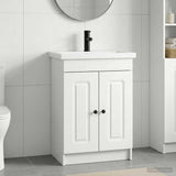 Bathroom Furniture Set White 56 x 37.5 x 81 cm Engineered Wood 3404164