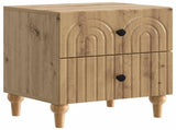 Bedside Cabinet Artisan Oak 43 x 34.5 x 48 cm Engineered Wood 894083