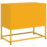 TV Cabinet Mustard Yellow 68x39x60.5 cm Steel 846521