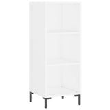 Highboard White 34.5x34x180 cm Engineered Wood 3198977