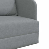 Sofa Bed Light Grey 65 x 80 x 83 cm Fabric 4106637