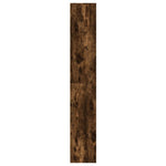 Highboard with LED Smoked Oak 41.5x32.5x200 cm Engineered Wood 3307902
