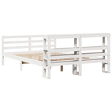 Bed Frame without Mattress White 160x200 cm Solid Wood Pine 3305831