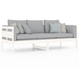Day Bed without Mattress White Solid Wood Pine 80x200 cm 820303