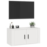 Wall Mounted TV Cabinet White 80x34.5x40 cm 816624