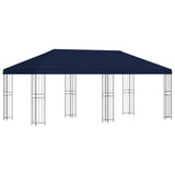 6 x 3 m Blue Polyester and Steel 190 3375988