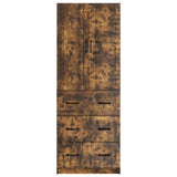 Cabinet Set 2 pcs Smoked Oak 66 x 34.5 x 87 cm Engineered Wood 3416966