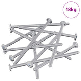 Furniture Screws 800 pcs Silver Steel 864408