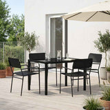 Outdoor Furniture Set 5 pcs Anthracite Steel 3422871