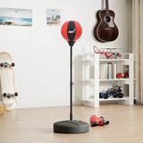 Punching Ball Set with Gloves and Pump Adjustable Height 81-122 cm 4016325