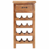 287482 Wine Cabinet 40x30x80 cm Solid Acacia Wood