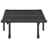 Bed Frame without Mattress Foldable Black 75x190 cm Steel 4103957