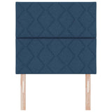 Headboard with Headboard Blue 100 cm Faux Leather 3337905