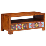 ZNTS Coffee Table 90x50x40 cm Solid Wood Acacia 4016485