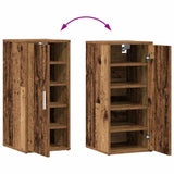 Shoe Cabinets 2 pcs Old Wood 32x35x70 cm Engineered Wood 856705