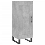 ZNTS Sideboard Concrete Grey 34.5x34x90 cm Engineered Wood 830472