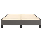 Bed Frame without Mattress Grey 120x190 cm Small Double Faux Leather 379500
