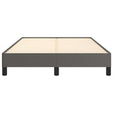 Bed Frame without Mattress Grey 120x190 cm Small Double Faux Leather 379500