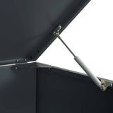Wheelie Bin Storage for Single Bin Anthracite 69x79x117 cm Steel 4008426