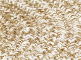 Handmade Rug Jute White and Brown 240 cm 343619
