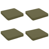 4-Piece Seat Cushions VUGHT 4 pcs 100% Polyester Olive Green 946267