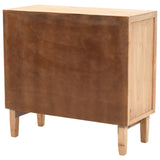 Drawer Cabinet Solid Fir Wood 80x36x75 cm 245778