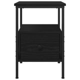 Bedside Cabinet 2 pcs Black Oak 34 x 36 x 50 cm Engineered Wood 862924