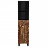 Bathroom Cabinet 38x33x160 cm Solid Wood Reclaimed 352000