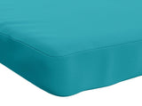 2-Piece Bench Cushions SOEST 2 pcs 100% Polyester Turquoise 949019