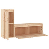 TV Cabinets 2 pcs Solid Wood Pine 3100114