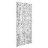 Insect Curtain Light and Dark Grey 100x220 cm Chenille 325456