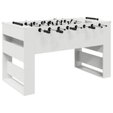 Foosball Table White 146.5 x 74 x 85 cm Engineered Wood 3378199