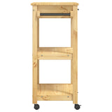 Kitchen Trolley MONZA 60x40x88.5 cm Solid Wood Pine 376094