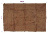 Area Rug Grey 160 x 230 cm Jute 42010418