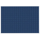 Weighted Blanket Blue 140x200 cm Single 10 kg Fabric 3154854