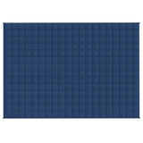 Weighted Blanket Blue 140x200 cm Single 10 kg Fabric 3154854