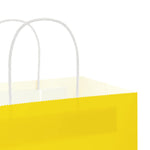 ZNTS Paper Bags 250 pcs with Handles Yellow 21x11x31 cm 4101784