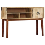 Console Table 115x30x76 cm Solid Rough Mango Wood 282746