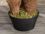 Artificial Plant Tropical Palm in Pot, Fake Plants for Home Indoor Outdoor Decor, 150cm, Green T3398P344700