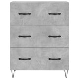 Highboard Concrete Grey 69.5x34x180 cm Engineered Wood 3199781
