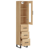 Highboard Sonoma Oak 34.5x34x180 cm Engineered Wood 3199260
