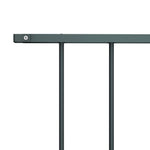 ZNTS Fence Panel Powder-coated Steel 1.7x1.25 m Anthracite 145223