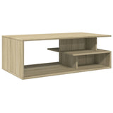 ZNTS Coffee Table Sonoma Oak 102x55x35 cm Engineered Wood 848012