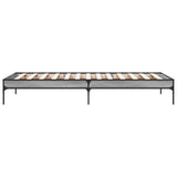 Bed Frame without Mattress Grey Sonoma 90x200 cm 845034