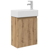 Bathroom Vanity Unit with Tap Artisan Oak 45.5 x 22.5 x 84 cm 889460
